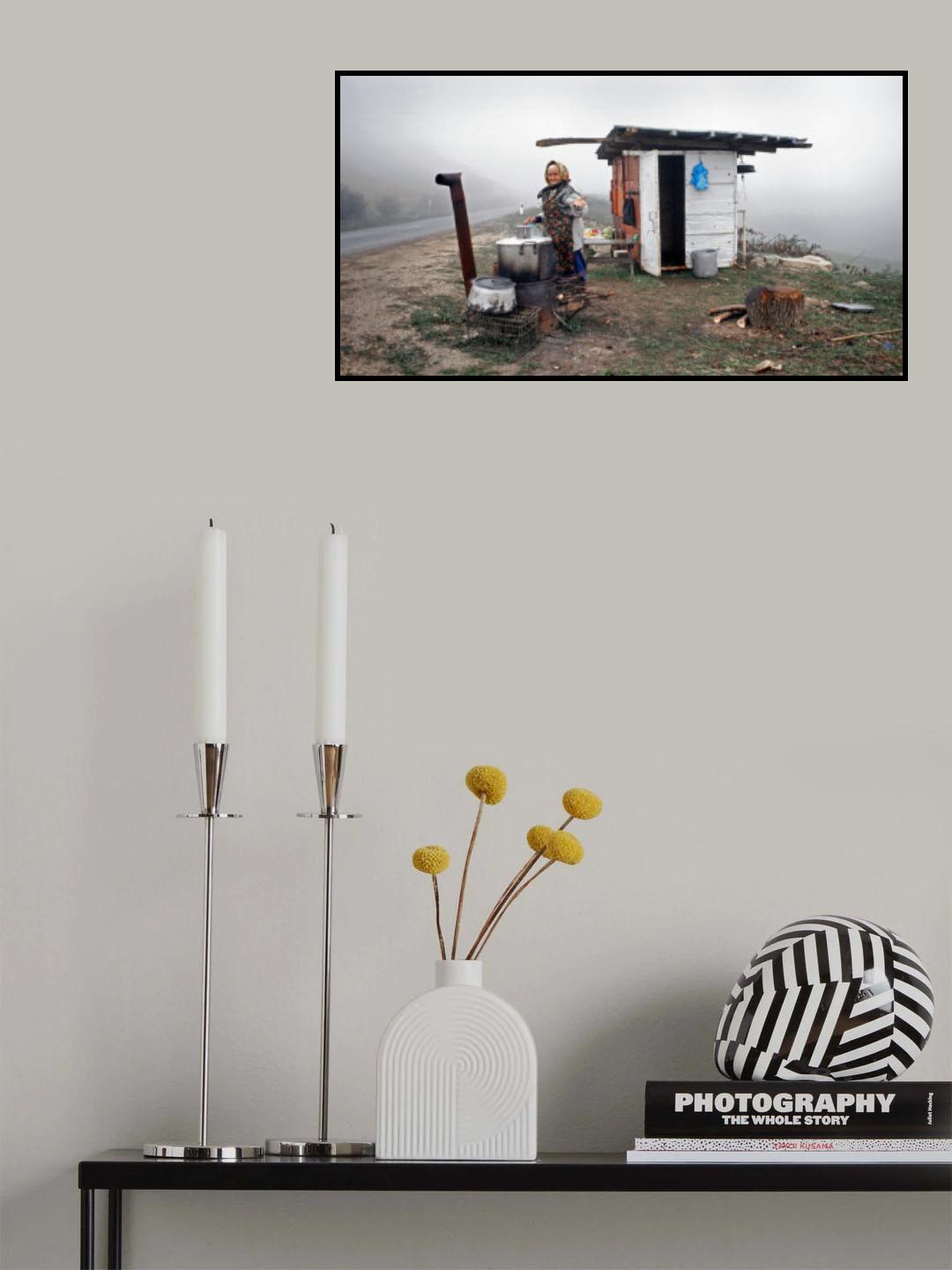 Boiled corn vendor Poster och Canvastavla
