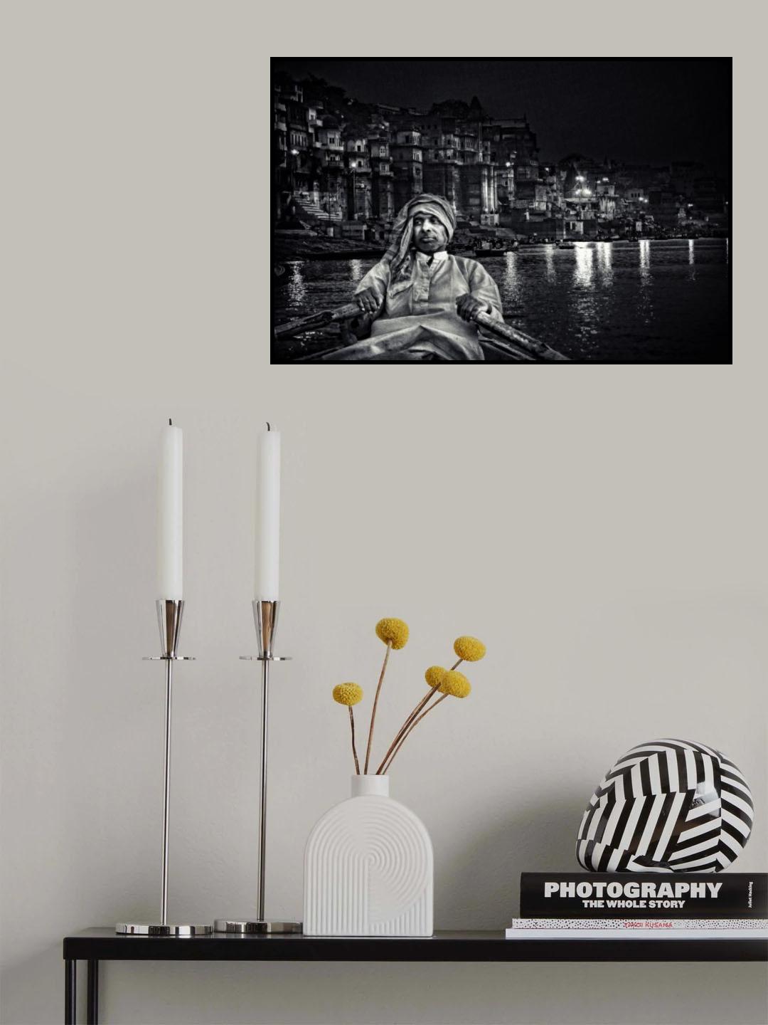nights in Varanasi Poster och Canvastavla