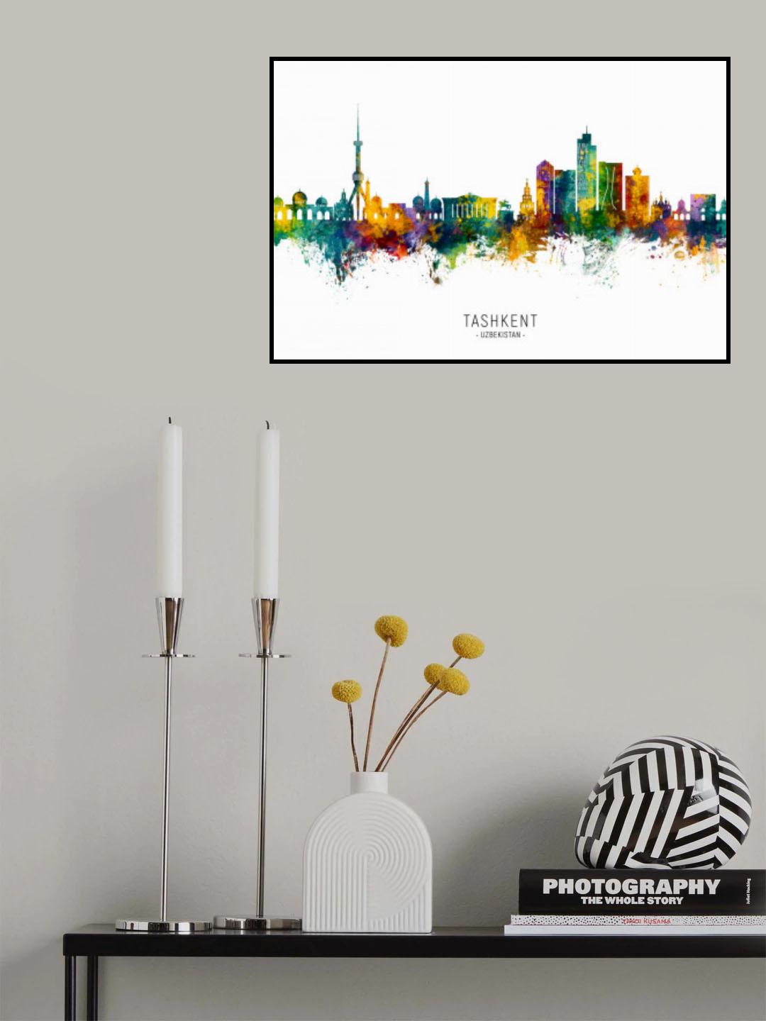 Tashkent Uzbekistan Skyline Poster och Canvastavla