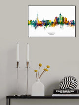 Tashkent Uzbekistan Skyline Poster och Canvastavla