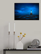 Rattray Head Blue Poster och Canvastavla