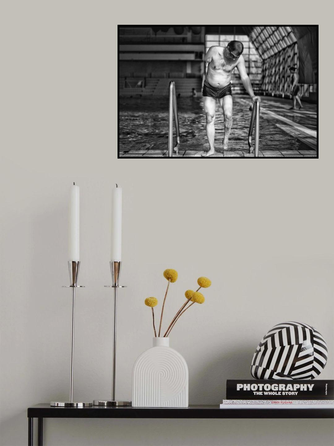 Swimming Poster och Canvastavla