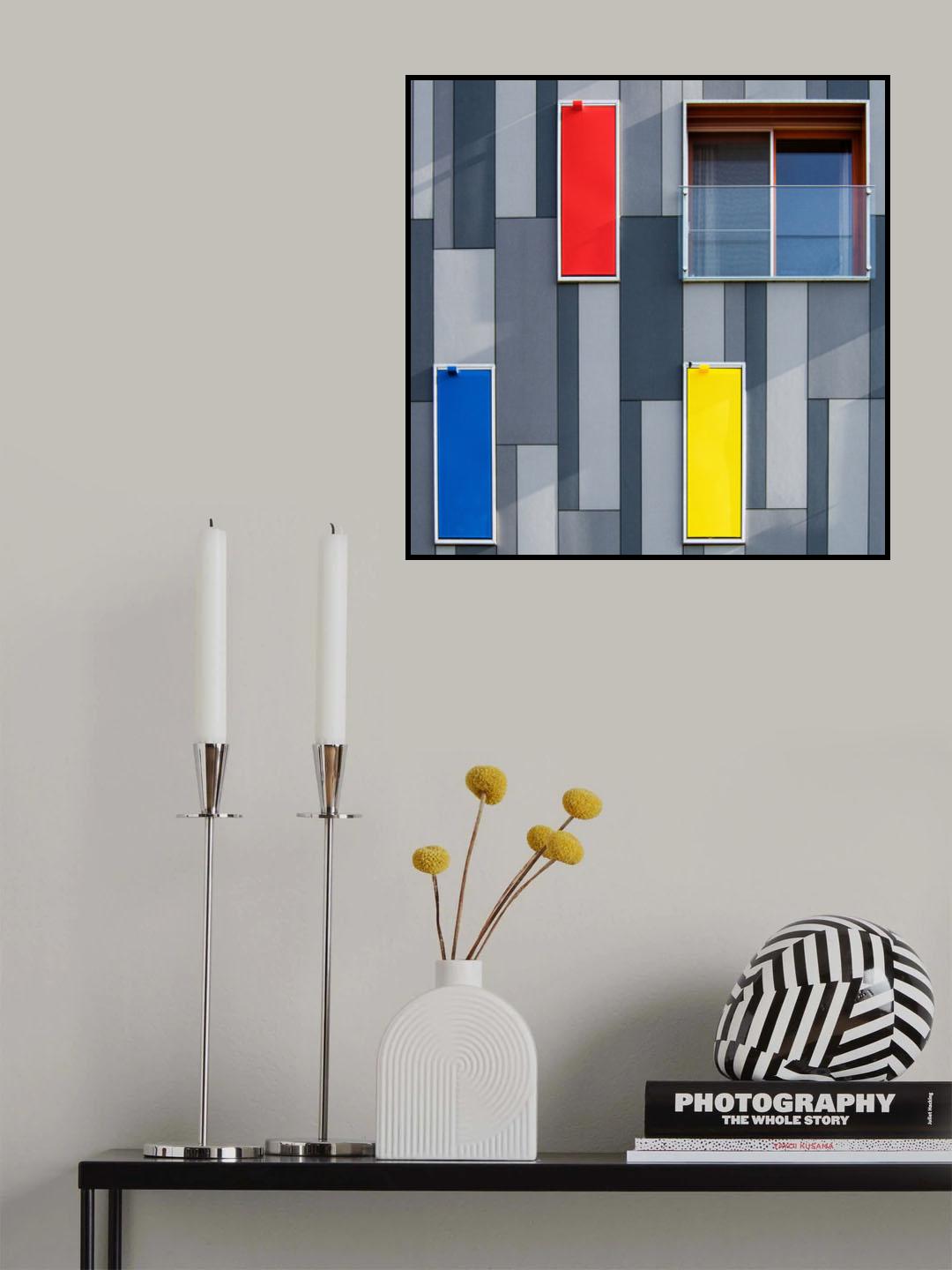 Shutters and window Poster och Canvastavla