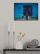Back to blue school Poster och Canvastavla