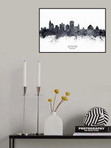 Jackson Mississippi Skyline Poster och Canvastavla
