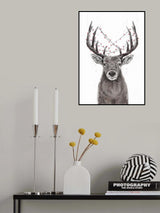 Xmas deer Poster och Canvastavla
