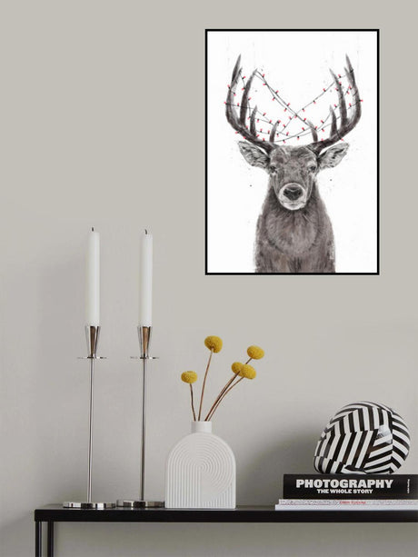 Xmas deer Poster och Canvastavla
