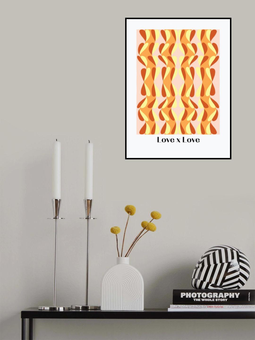 Love X Love Poster och Canvastavla