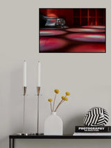 spotlight on red Poster och Canvastavla