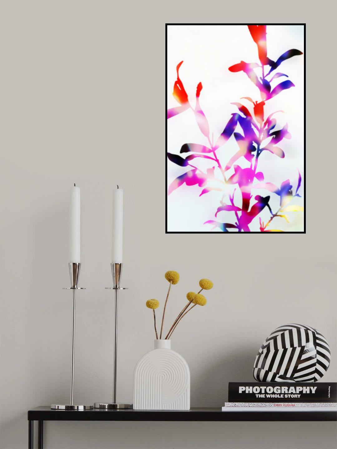 Florescence Viola Flowers Poster och Canvastavla
