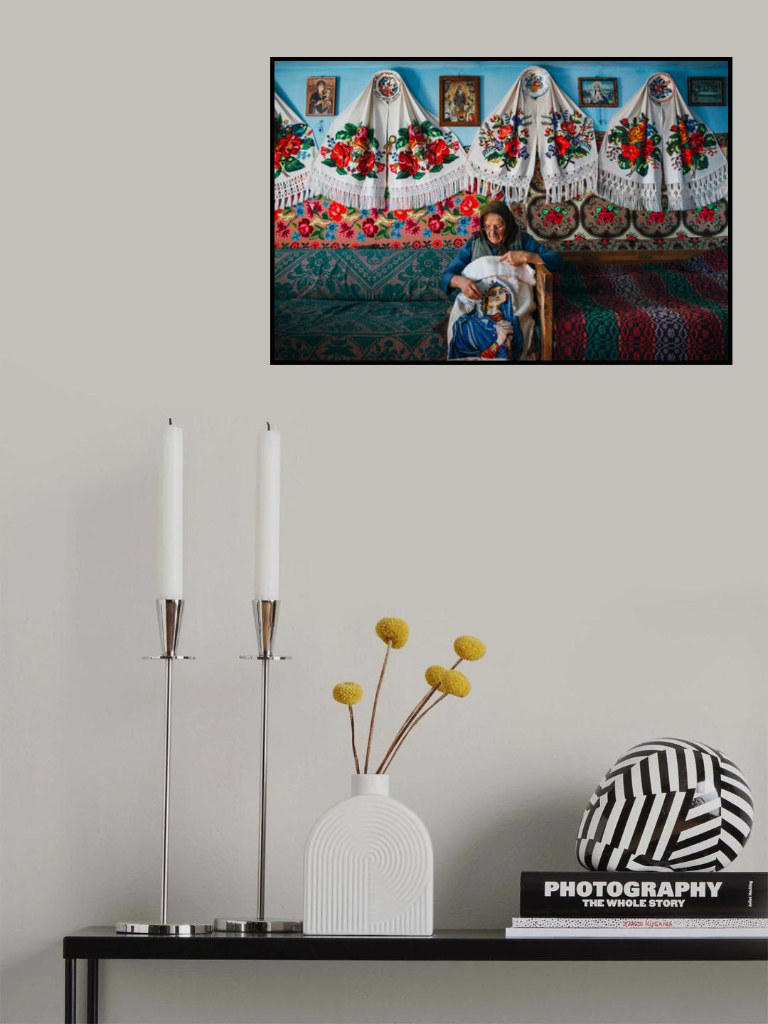 Maria and the Artworks Poster och Canvastavla