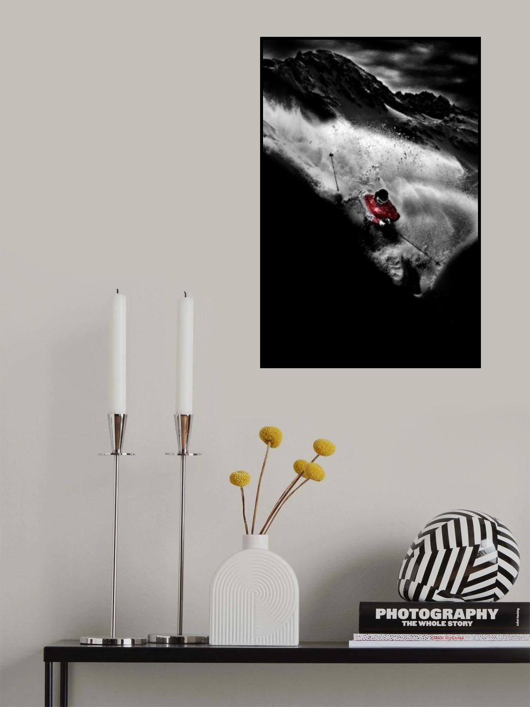 Dark Freeride Poster och Canvastavla