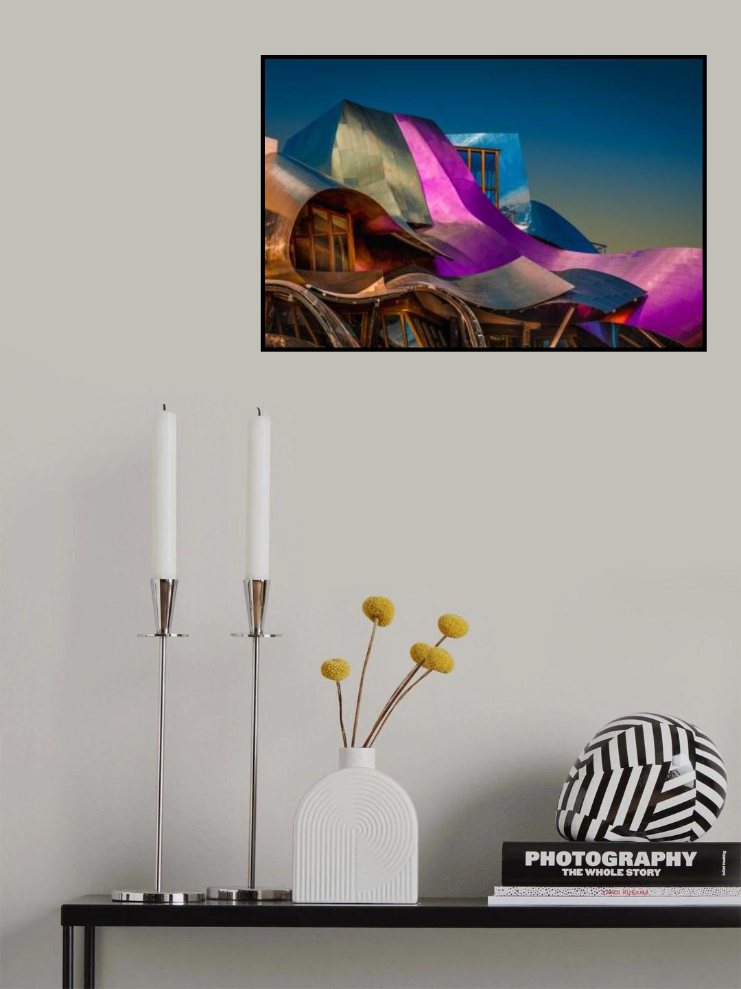 Elciego hotel Poster och Canvastavla
