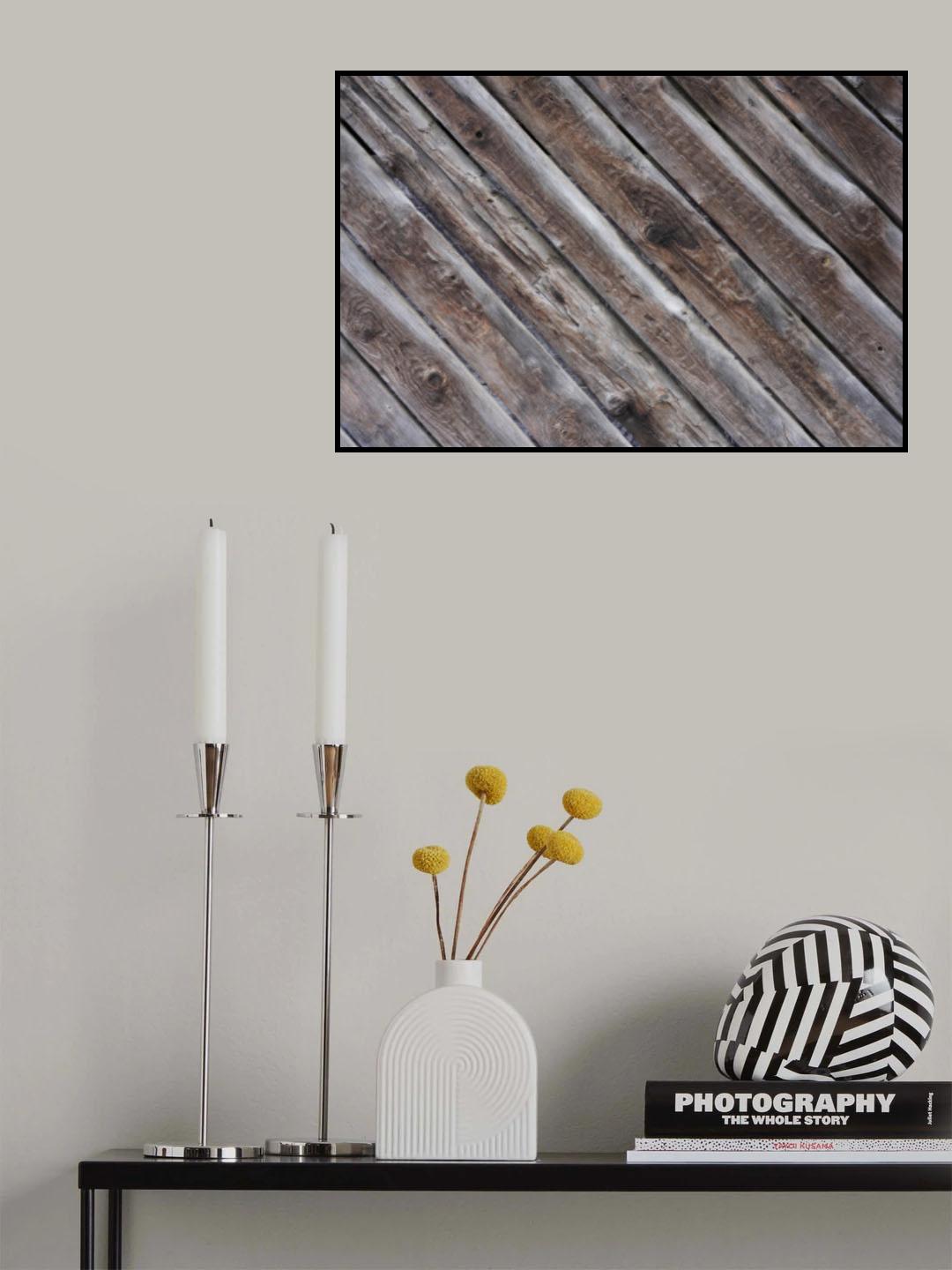 Tex Surface Wood 14 Poster och Canvastavla