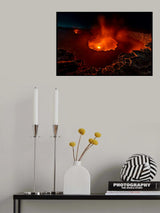 Volcano Erta Ale Ethiopia Poster och Canvastavla