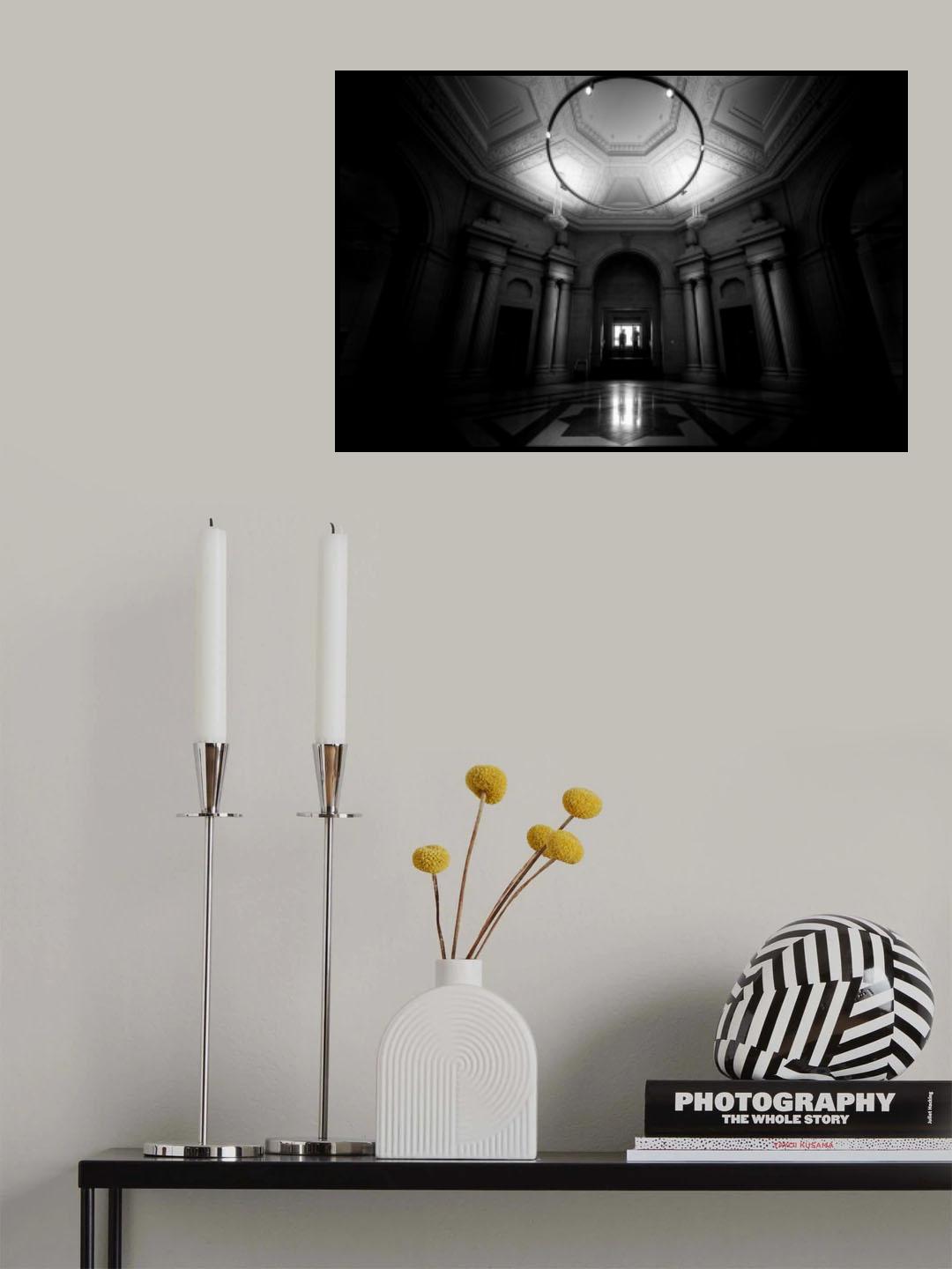 Light from window Poster och Canvastavla