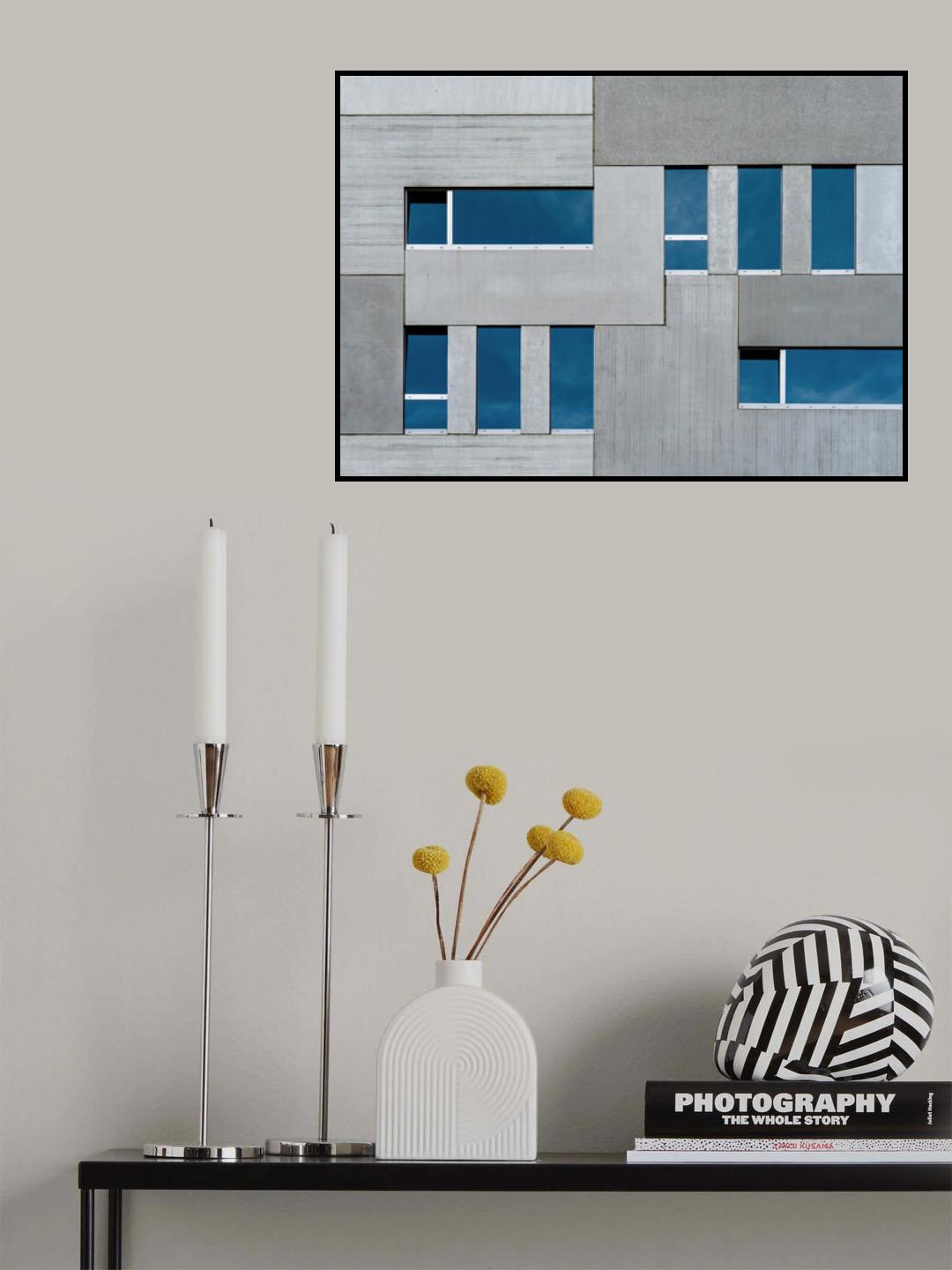 Facade tetris Poster och Canvastavla