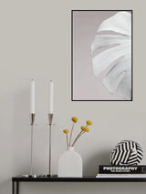 Monstera White 05 Poster och Canvastavla