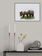 Bear Poster och Canvastavla