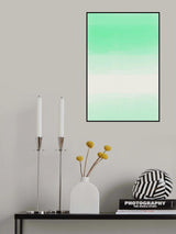 Light Green Watercolor Series #1 Poster och Canvastavla