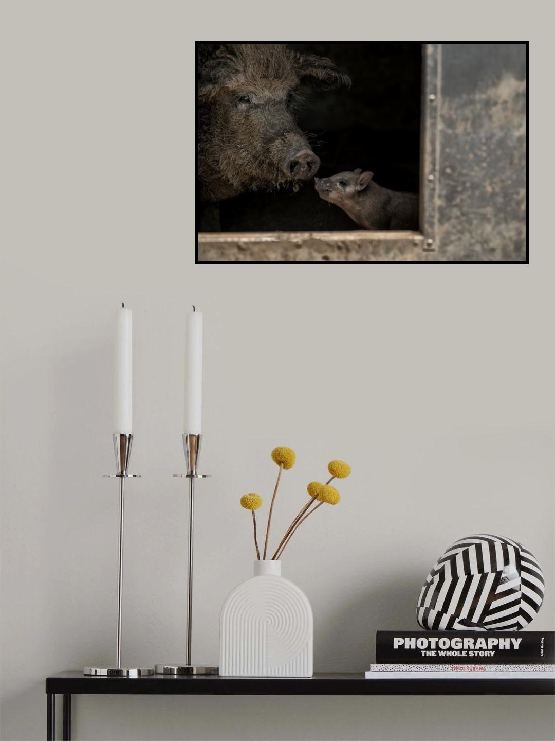 Now, listen up, little brat Poster och Canvastavla