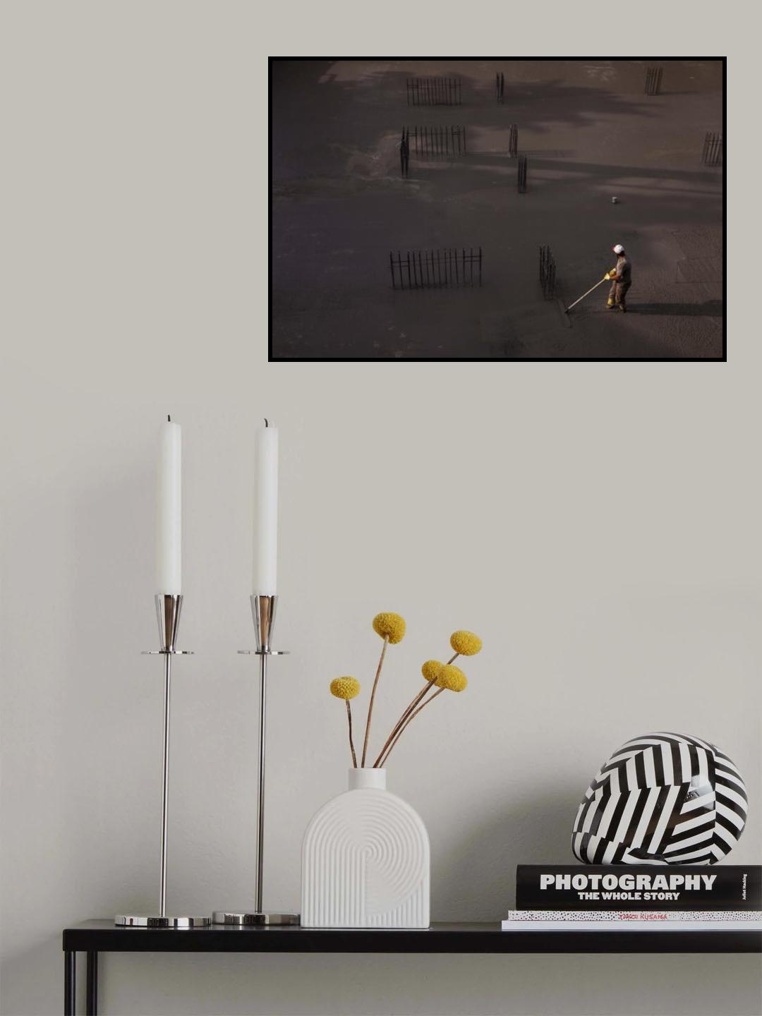 In concrete Poster och Canvastavla