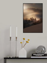 Winter Sunset Poster och Canvastavla