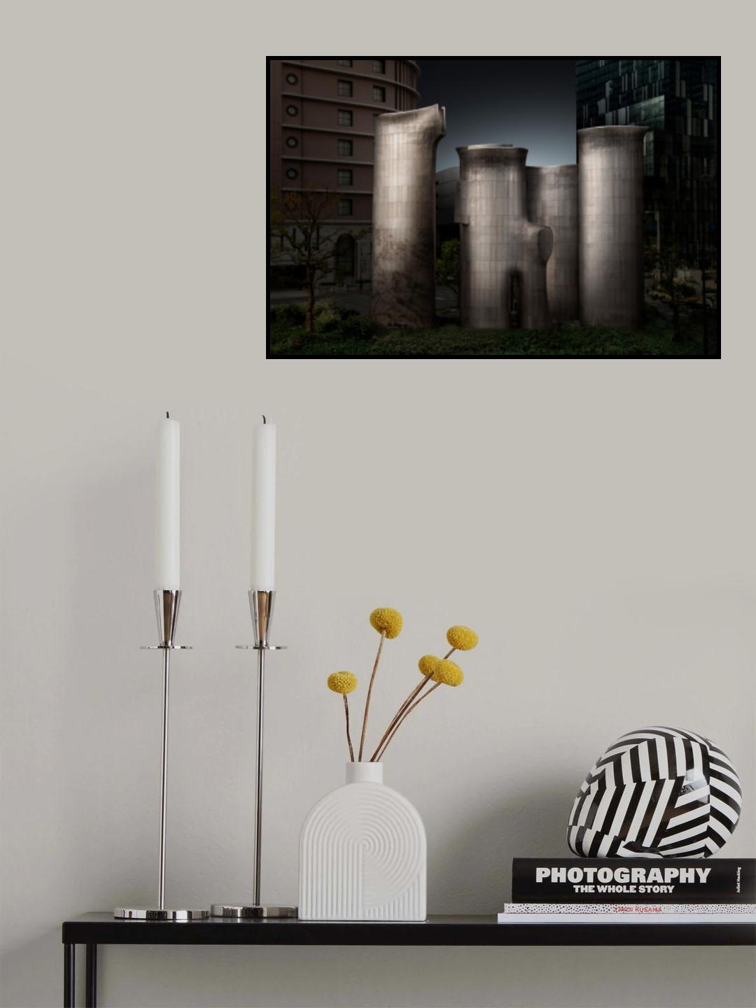 Osaka Cityscapes Poster och Canvastavla