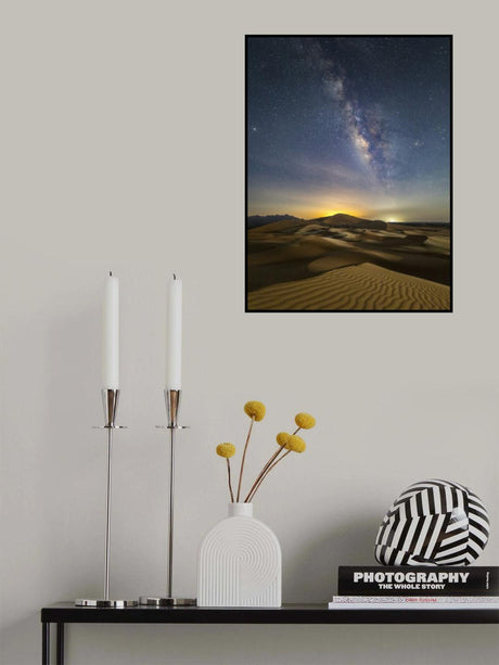 Arab land at night Poster och Canvastavla