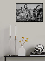 Holy Makar Bath at Gangasagar Poster och Canvastavla