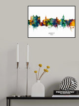 Annecy France Skyline Poster och Canvastavla