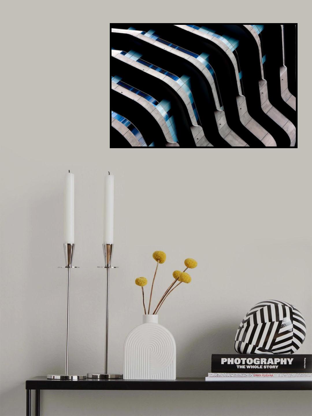 curved Poster och Canvastavla