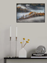 Foggy morning Poster och Canvastavla