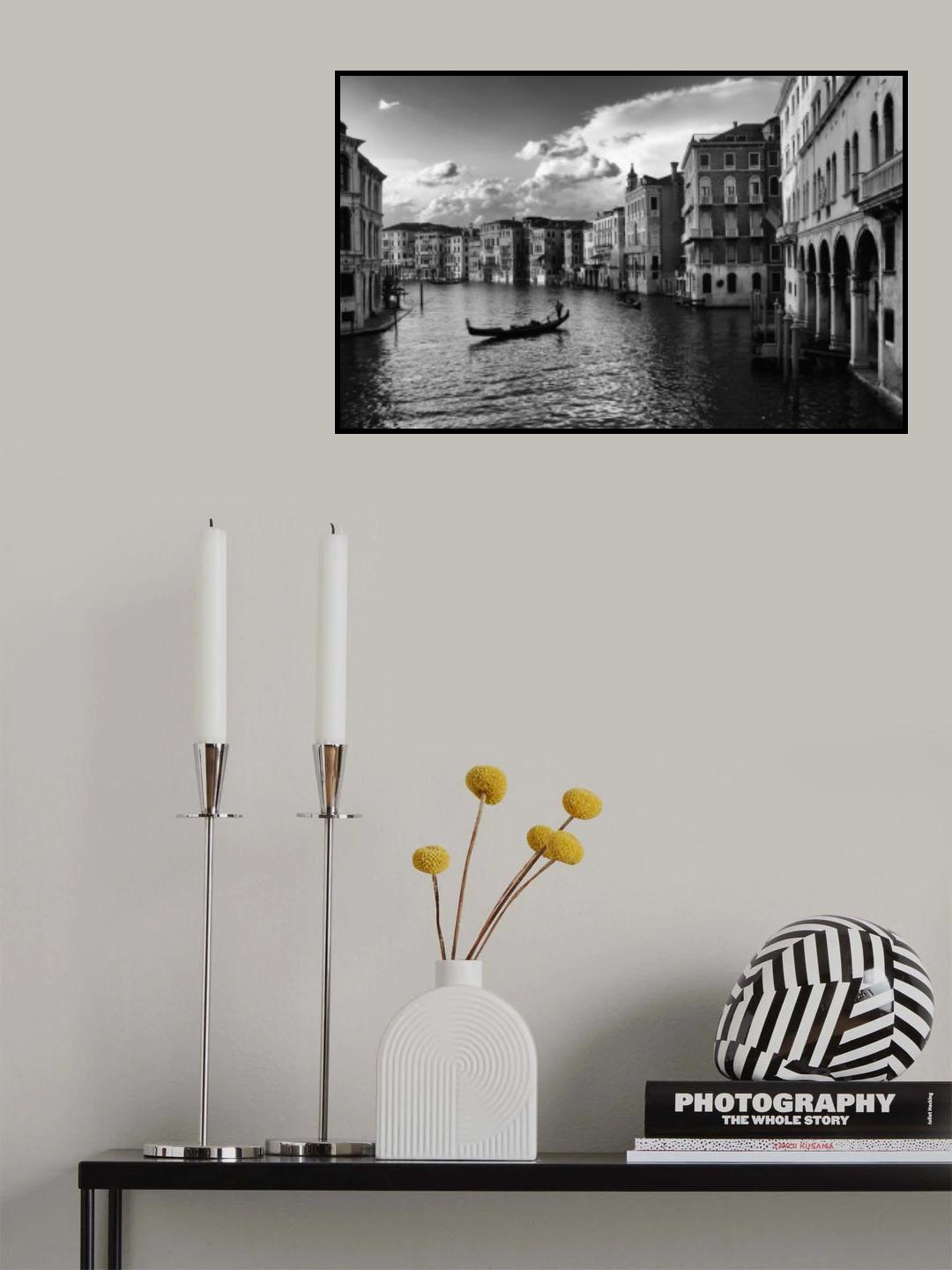 Sguardo dal Ponte di Rialto Poster och Canvastavla