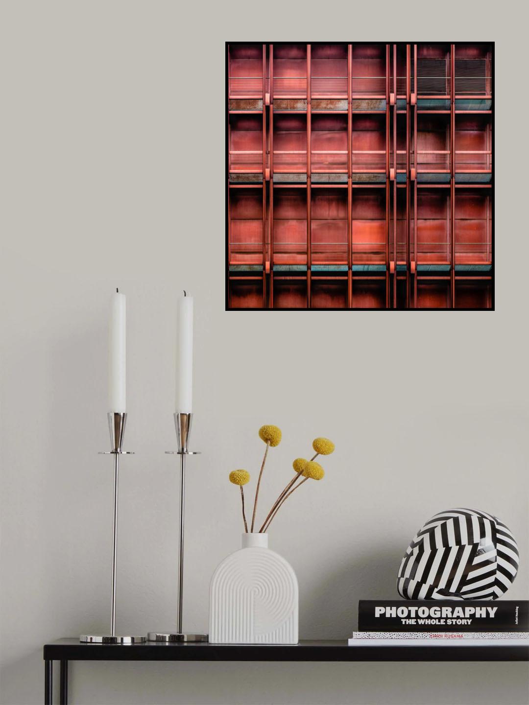Closed red Poster och Canvastavla