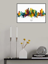 Doha Qatar Skyline Poster och Canvastavla