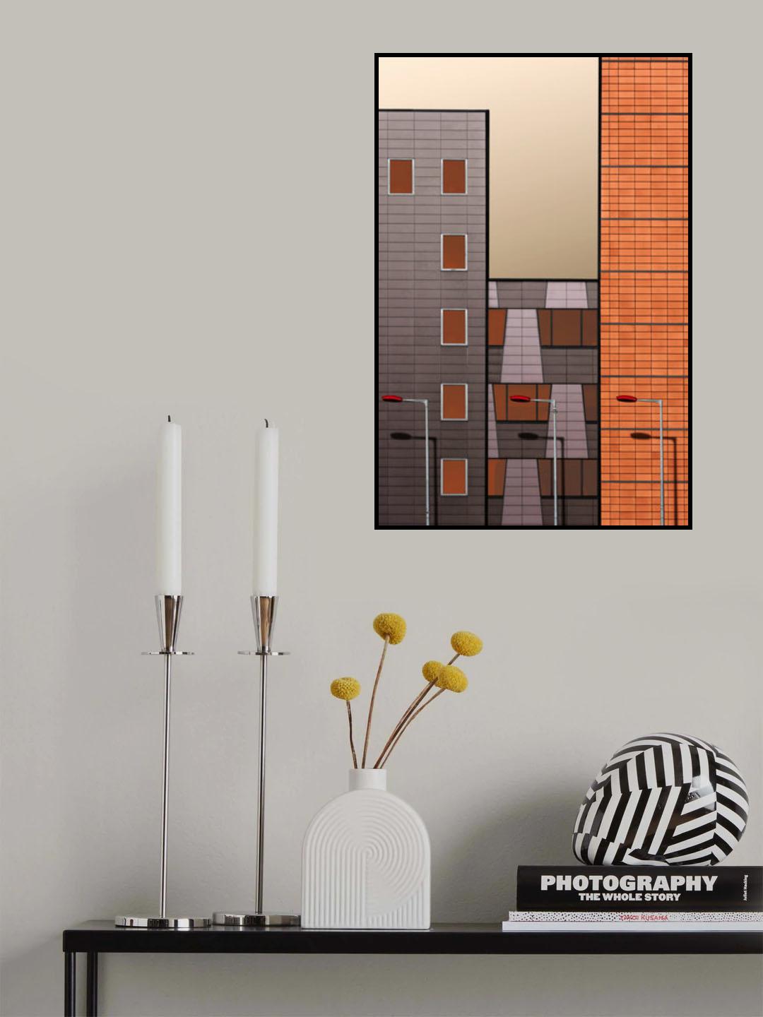 tetris facade Poster och Canvastavla