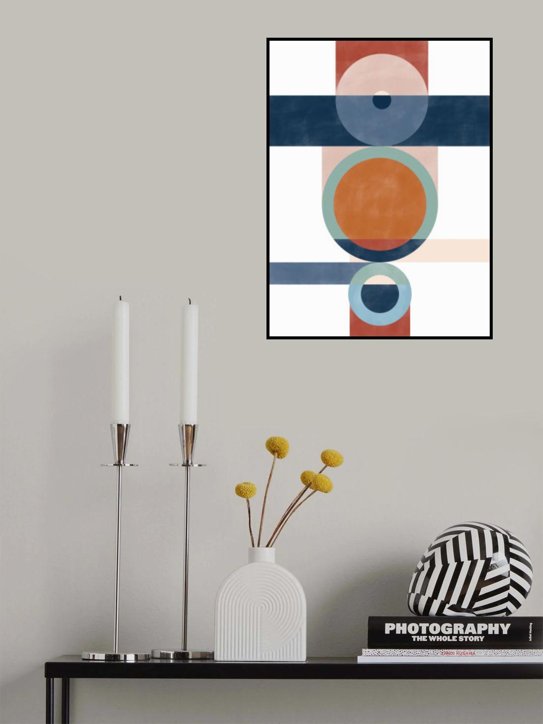 3x4 Aspectratiobluerust49 Poster och Canvastavla