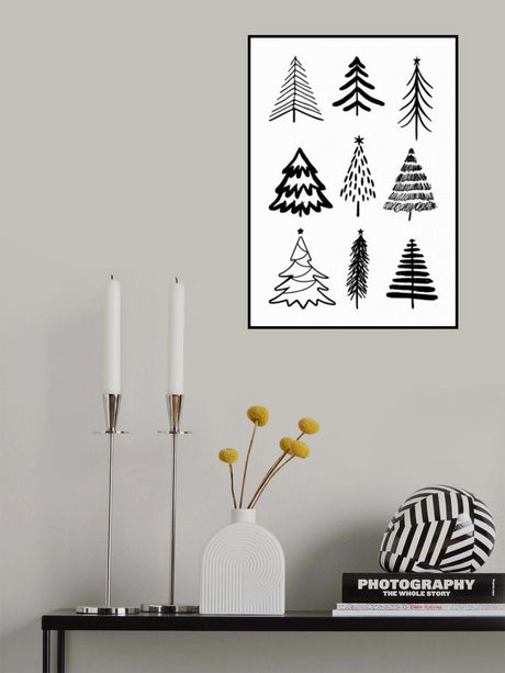 Christmas Trees 3 Poster och Canvastavla