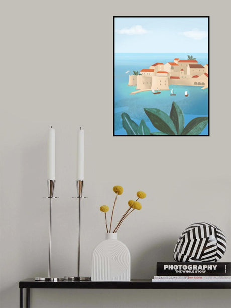 Dubrovnik City Poster och Canvastavla