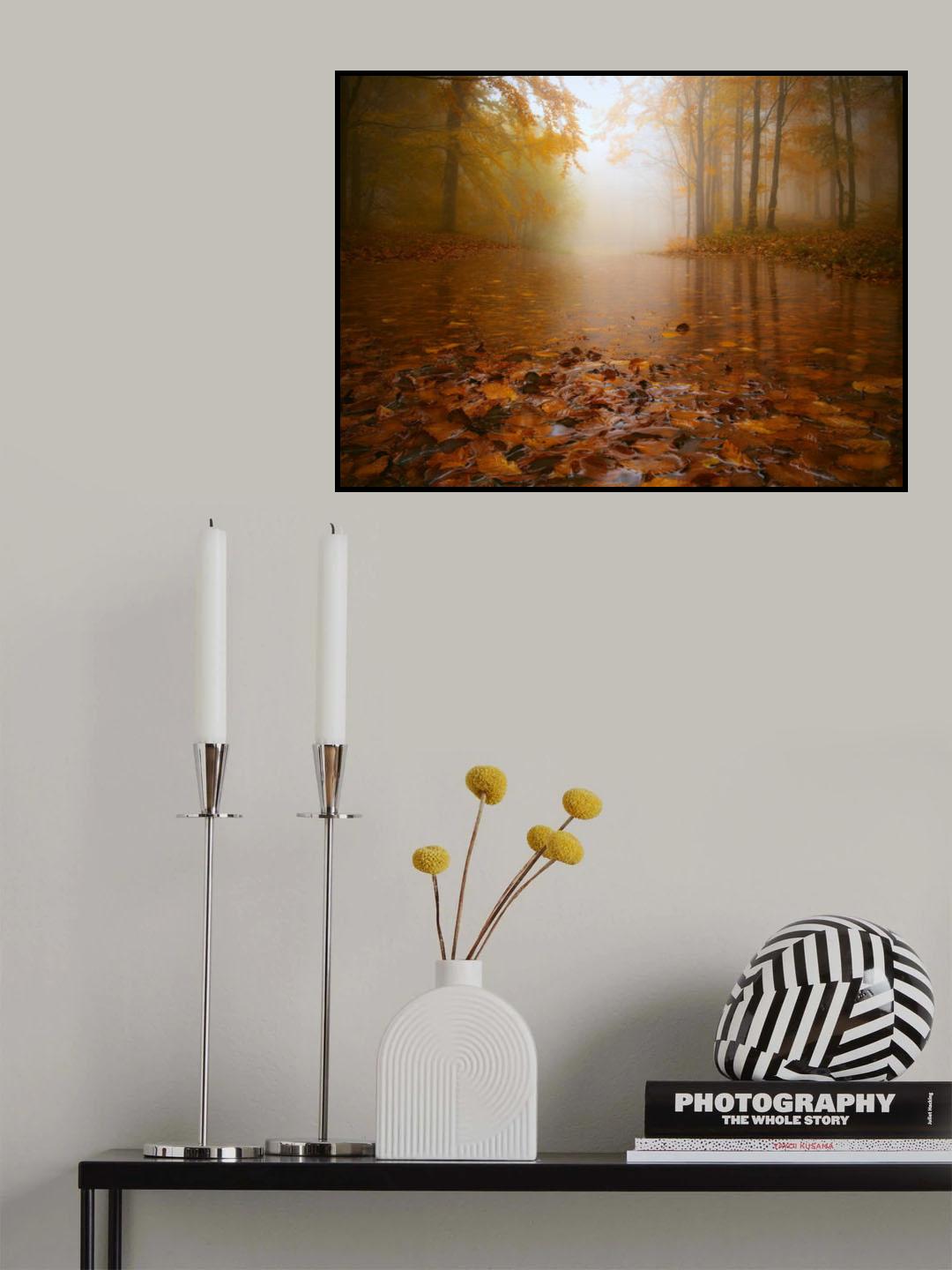AUTUMN FLOODING Poster och Canvastavla