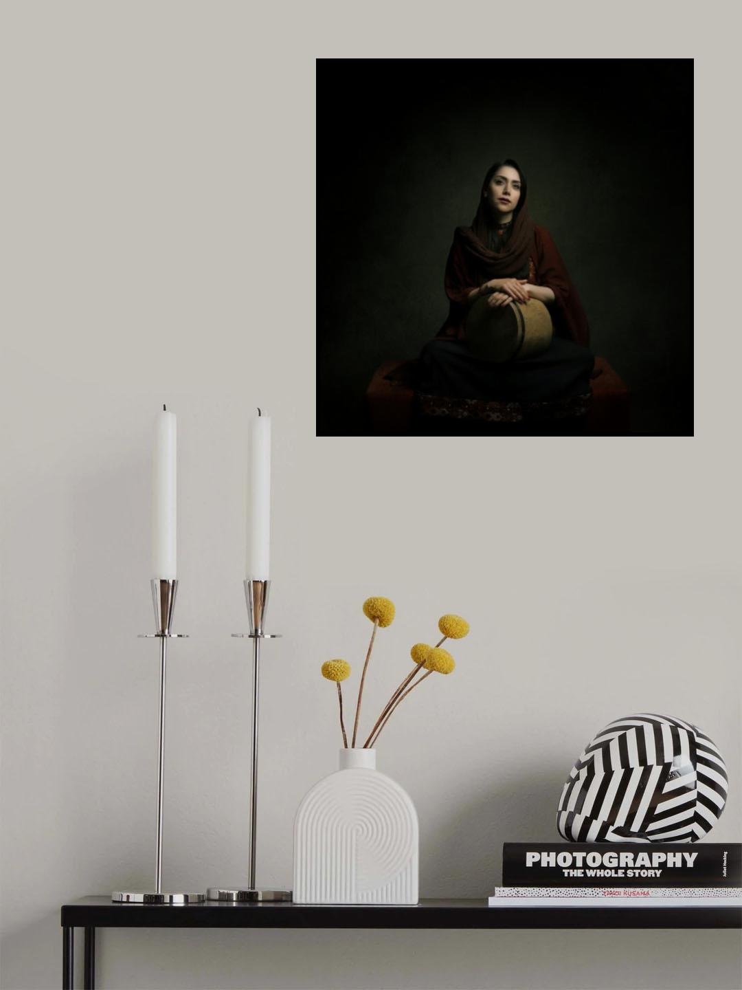 Persian Girl Poster och Canvastavla