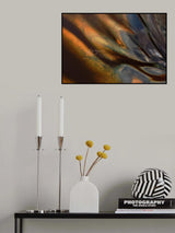 Pattern in Magadi Lake Poster och Canvastavla