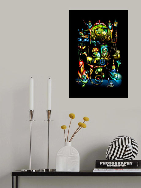 A mushroom cabbie, at sea - No. 3 Poster och Canvastavla