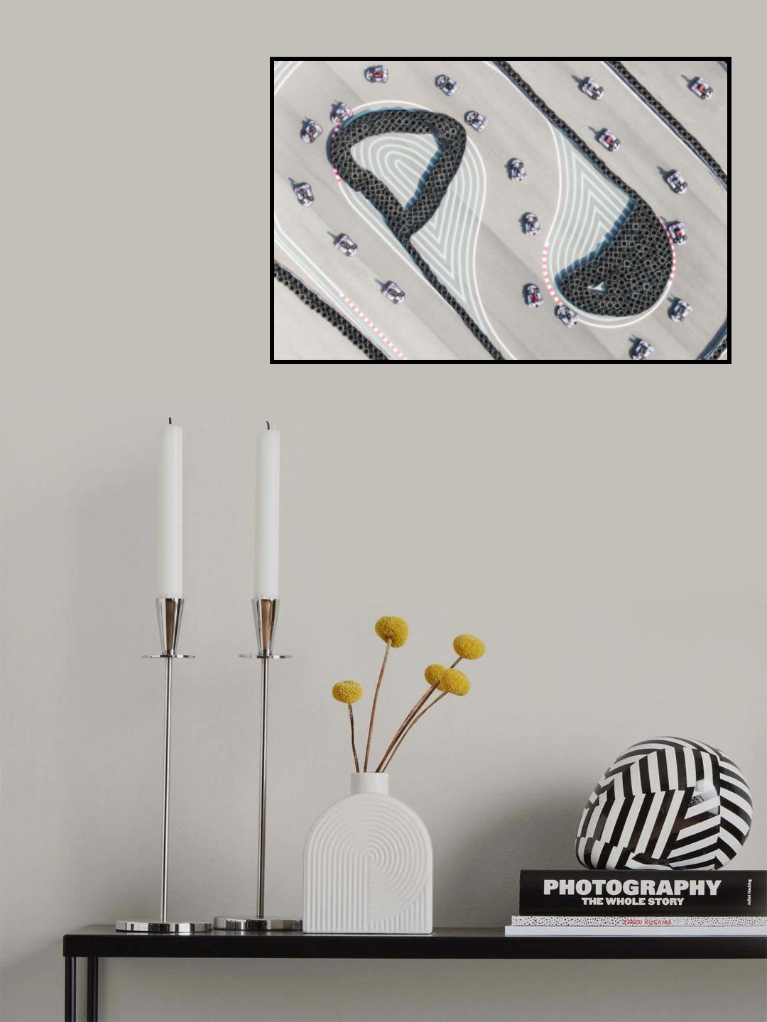 Racing Poster och Canvastavla