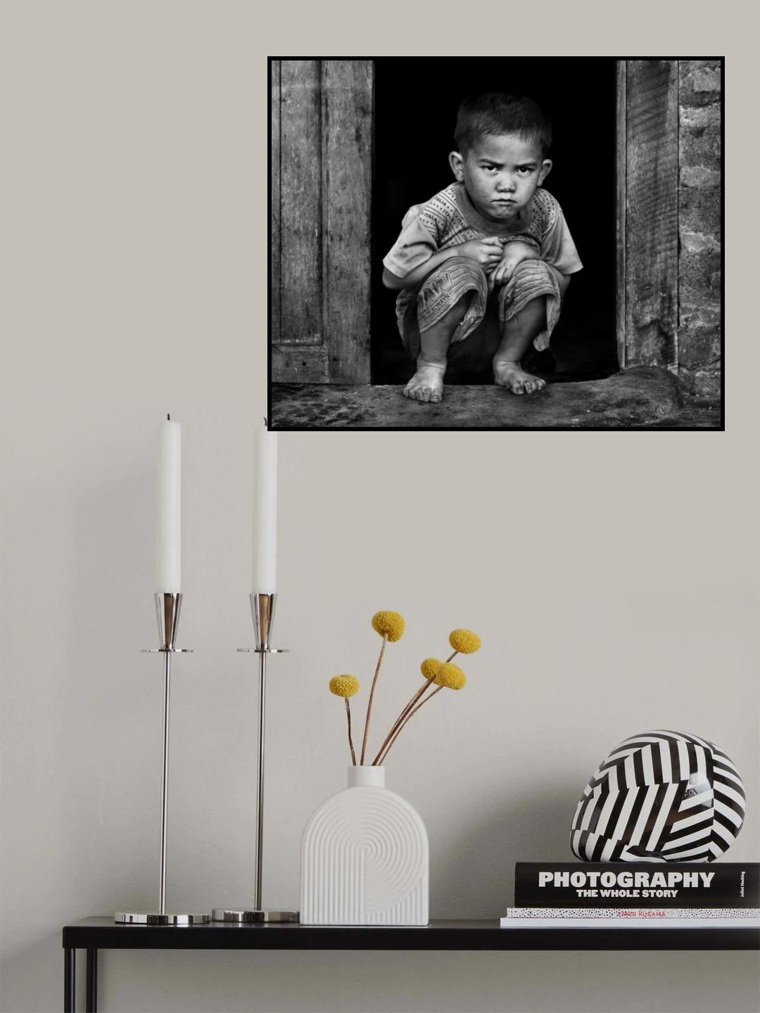 Batak\\\'s stare Poster och Canvastavla