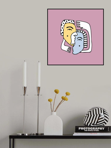 Logical Faces Poster och Canvastavla
