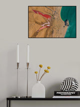 Pink Lake Poster och Canvastavla
