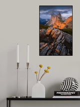 Burning Blades Poster och Canvastavla