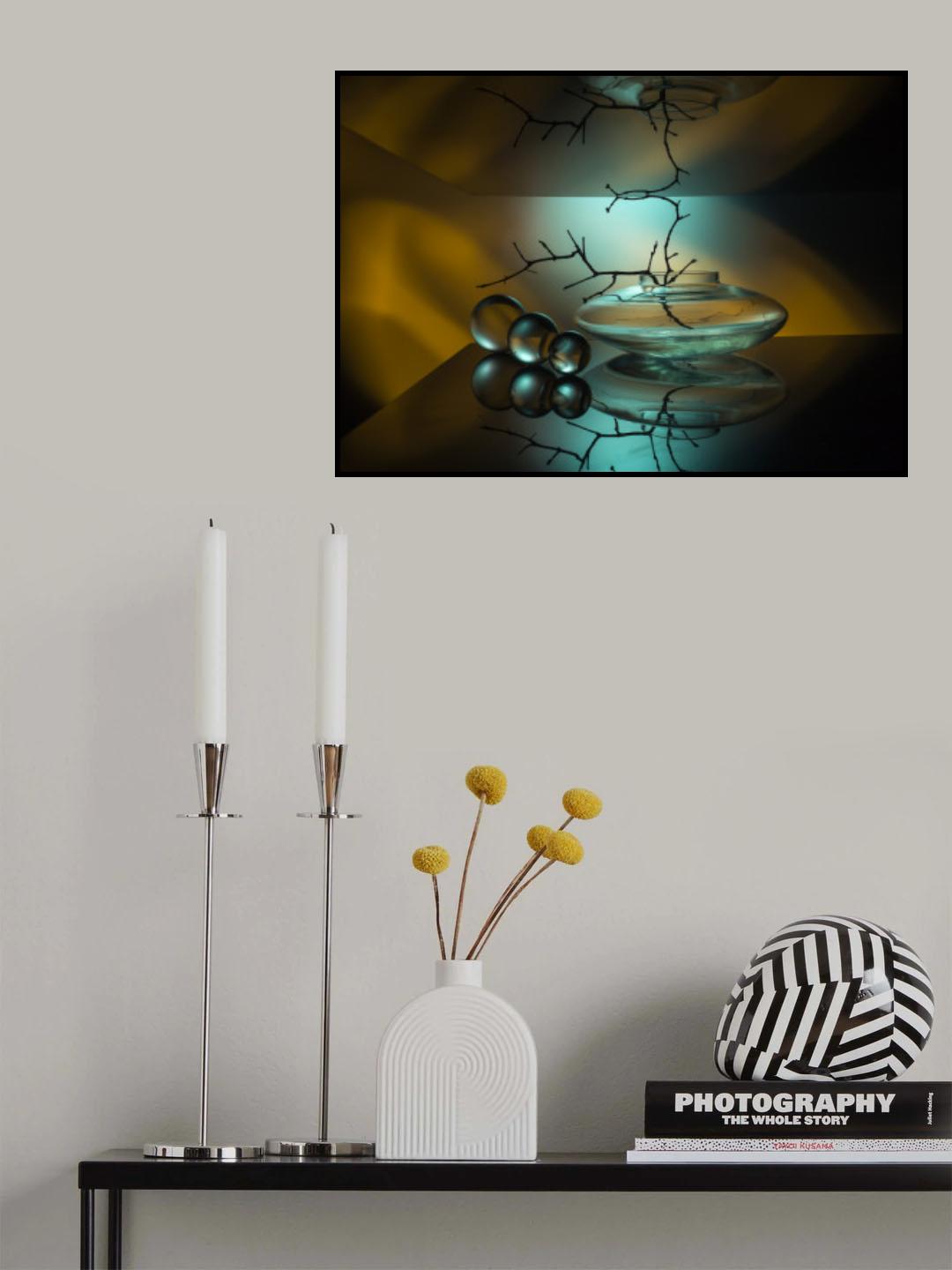 From the series "Experiments with glass" Poster och Canvastavla